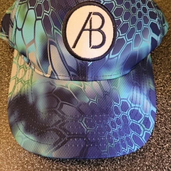 Richardson 874 Casual Performance Hat Geometric Camo Blue - Picture 3 of 10